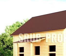 срубы из бруса 3х4 м - вариант 2