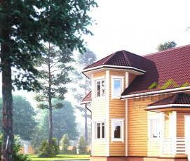 срубы из бруса 6х9 м - вариант 1