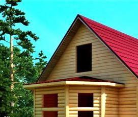 срубы из бруса 6х9 м - вариант 4