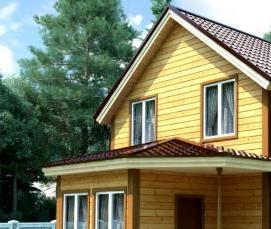 срубы из бруса 8х8 м - тип 3