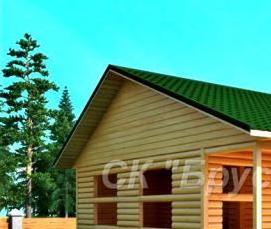 срубы из бруса одноэтажные - вариант 4