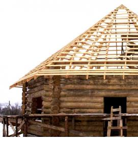 срубы из маленького бревна - тип 4