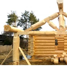 срубы из маленького бревна - тип 2