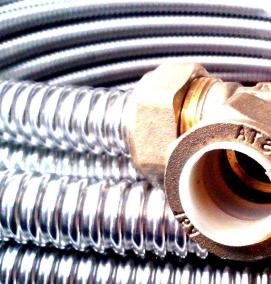 стальная гофрированная труба - модель 1