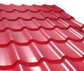 стандартные листы металлочерепицы - вариант 2