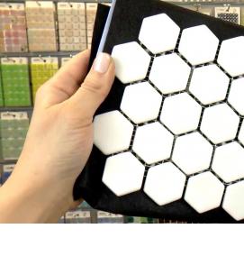 стеклянная мозаика белая - вариант 1