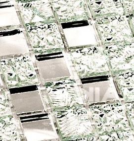 стеклянная мозаика белая - вариант 3