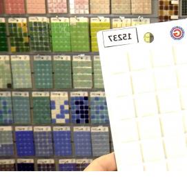 стеклянная мозаика белая - вариант 2