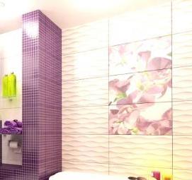 стеклянная мозаика для ванной - тип 4