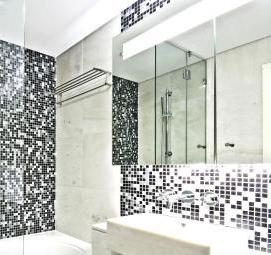 стеклянная мозаика для ванной - тип 3