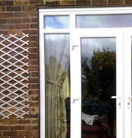 стеклянная входная дверь для загородного дома - модель 4