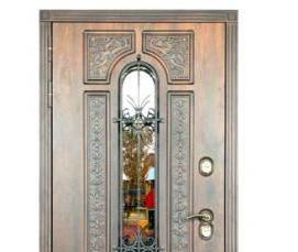 стеклянная входная дверь с терморазрывом - тип 2