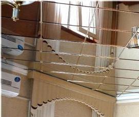 стеклянные натяжные потолки - тип 2