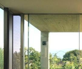 стеклянные рольставни на веранду - вариант 2