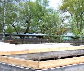 столбчато-ленточный фундамент - тип 4