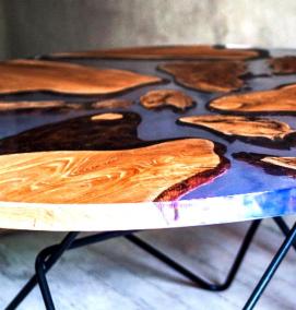 столешница из эпоксидной смолы - тип 1