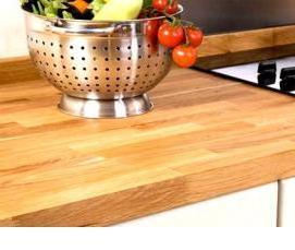 столешница из клееного дерева - тип 2