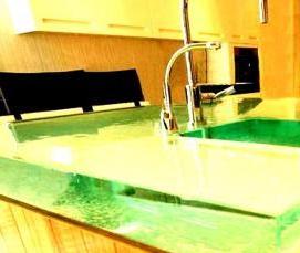 столешница из жидкого стекла - модель 3