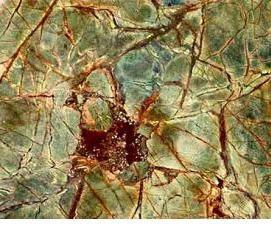 столешница Зеленый мрамор - модель 1