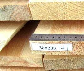 строганная доска 200 мм - тип 2