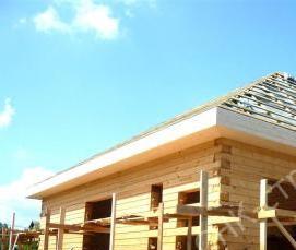 строительство брусовых домов - модель 4