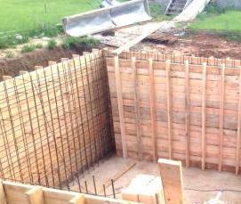 строительство цокольного дома - тип 1