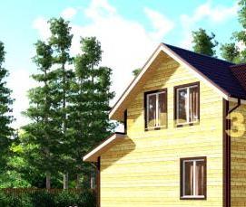 строительство дачных домов под ключ проекты - тип 4