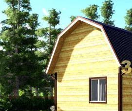 строительство дачных домов под ключ проекты - тип 2