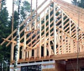 строительство дачных каркасных домов - модель 2