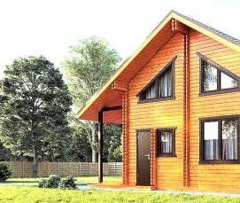 строительство деревянных домов под ключ - вариант 1