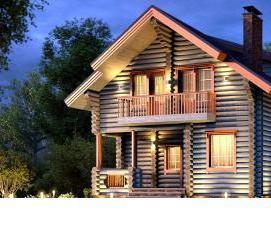 строительство деревянных домов - модель 3