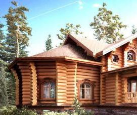 строительство деревянных домов проекты - вариант 1