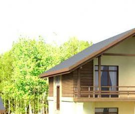 строительство дома 10 на 10 двухэтажный - модель 3