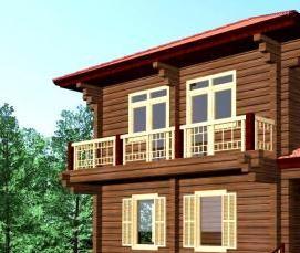 строительство дома 10 на 12 - модель 4