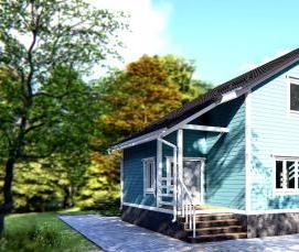 строительство дома 10х10 - вариант 4