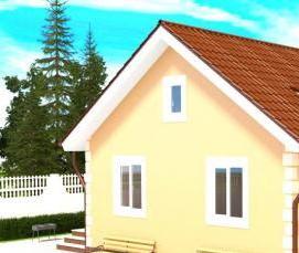 строительство дома 8 на 9 - модель 2