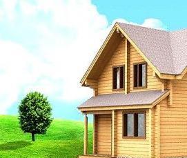 строительство дома из бруса 8 8 - вариант 2