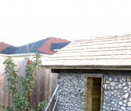 строительство дома из природного камня - тип 1