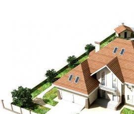 строительство дома на 5 сотках - модель 2