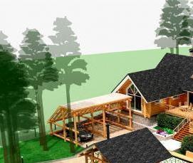 строительство дома на участке - тип 3