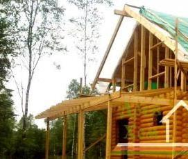 строительство дома на винтовых сваях - модель 1