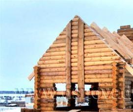 строительство дома на винтовых сваях - модель 3