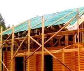 строительство дома на винтовых сваях - модель 2