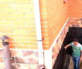 строительство дома с цокольным этажом - тип 1