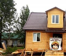 строительство дома в снт - модель 1