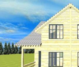 строительство домов 7 на 7 - вариант 4