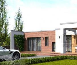 строительство домов хай тек - модель 3