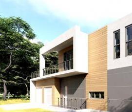 строительство домов хай тек - модель 2