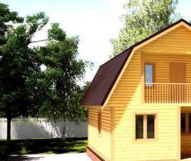 строительство домов и бань из бруса - тип 4