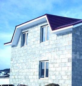 строительство домов из блоков - модель 1